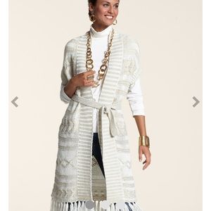 Sweater Vest,  Boho Chic, Tassels, Chico